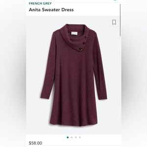 Stitch Fix French Grey Anita Sweater Dress